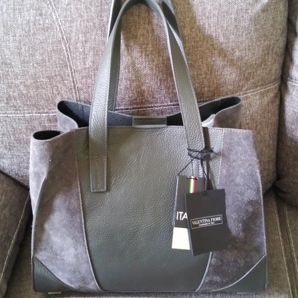 ***FINAL SALE*** Authentic Valentina Fiore Italian Leather Tote - Picture 14 of 16